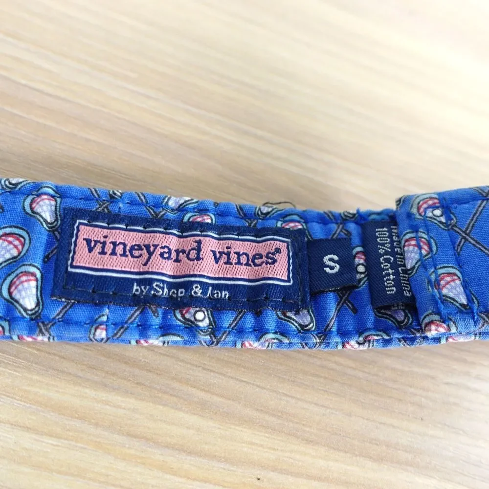 Vineyard Vines Blue and Silver Nautical Belt